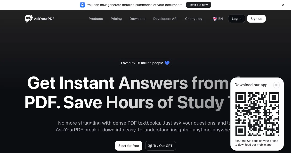 AskYourPDF — capa