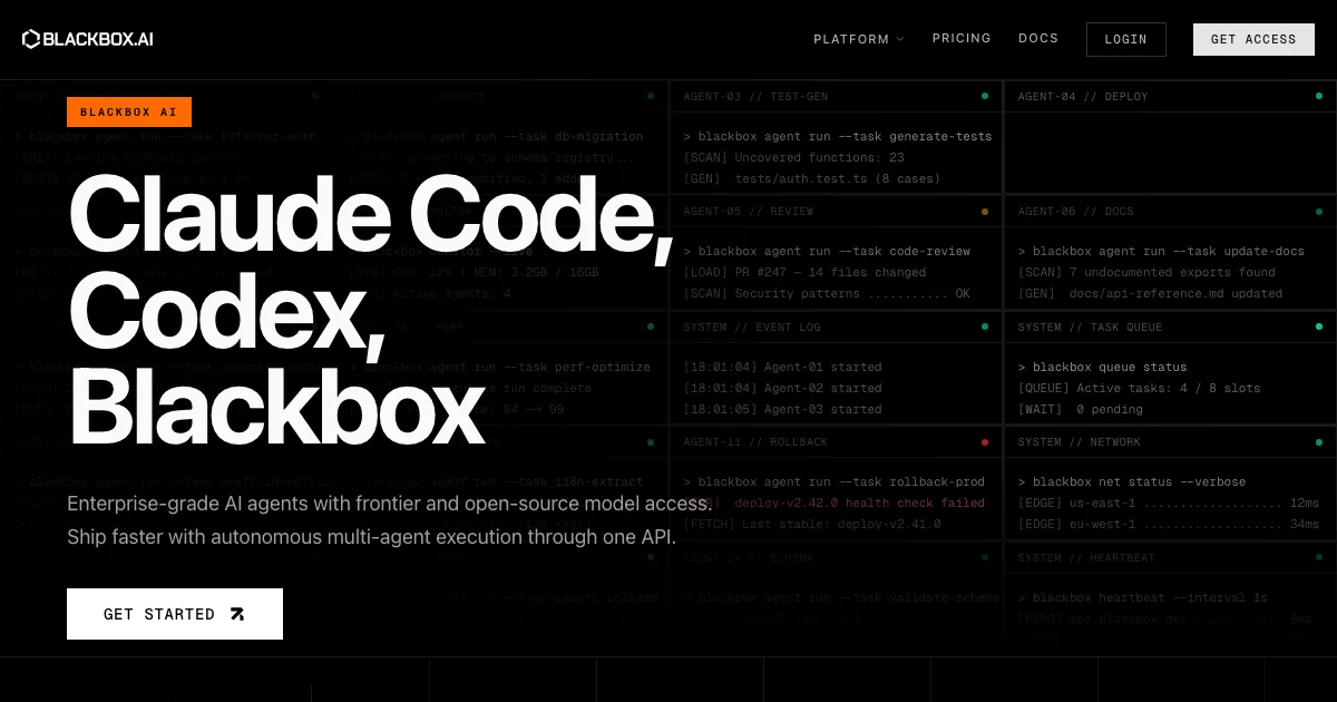 Blackbox AI — capa