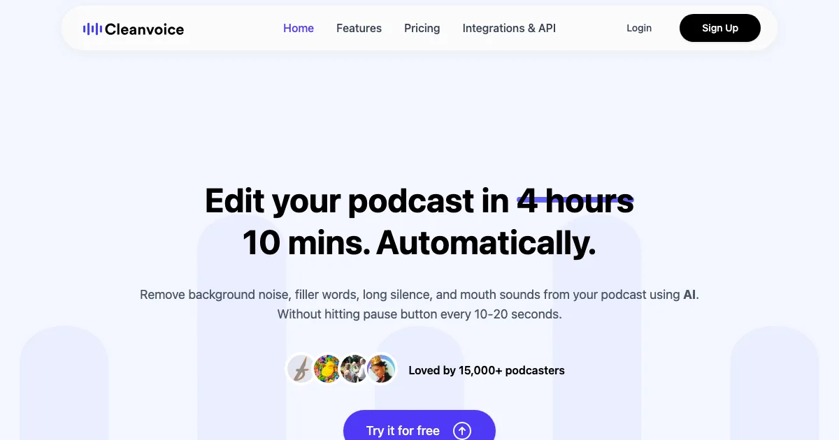 Cleanvoice — capa