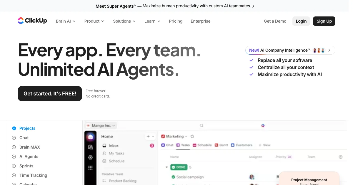 ClickUp — capa