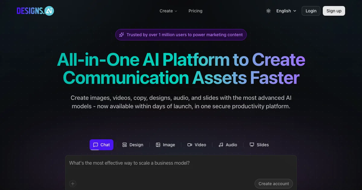 Designs.ai — capa