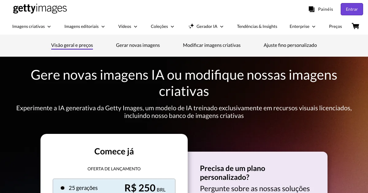Getty Images Generative AI — capa