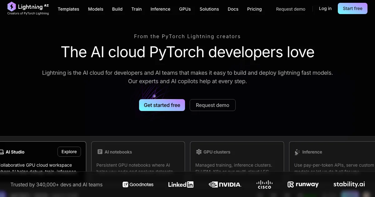 Lightning AI — capa