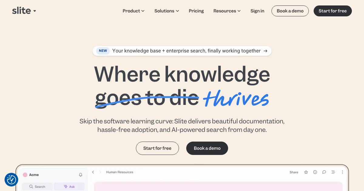 Slite — capa