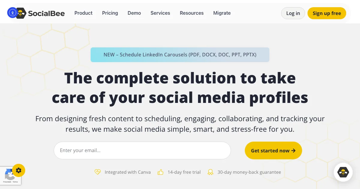 SocialBee — capa