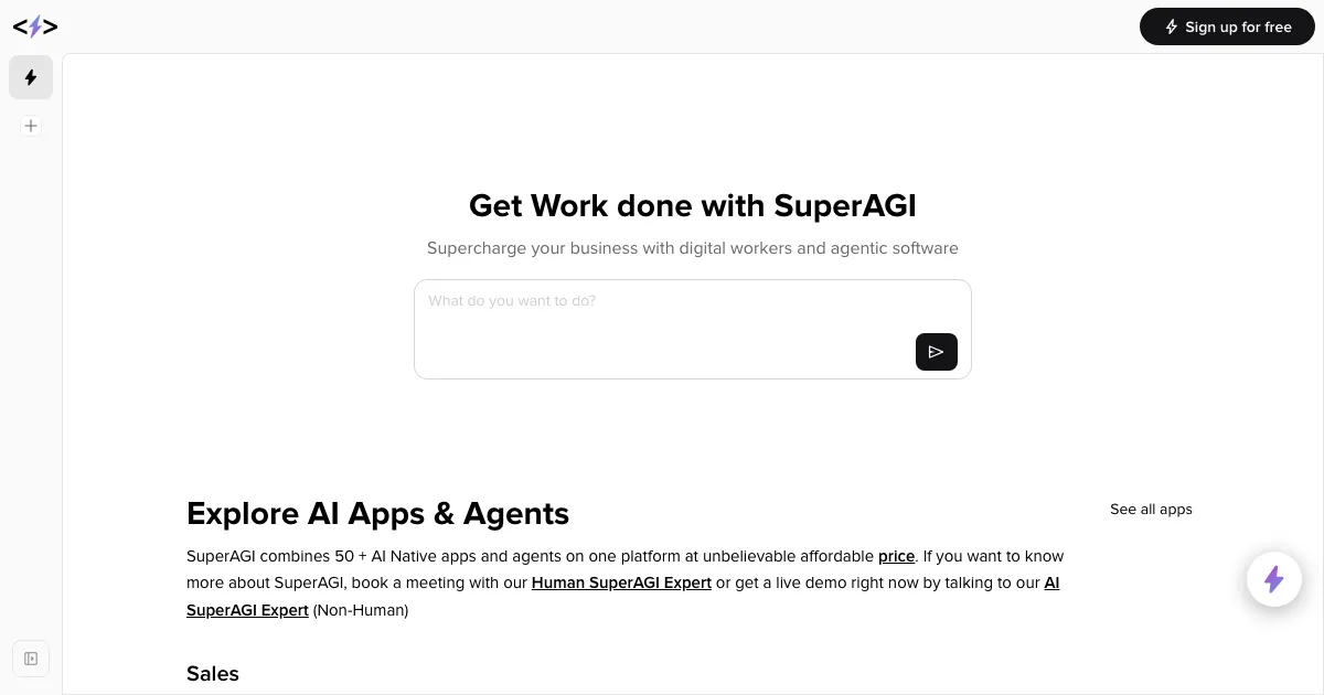 SuperAGI — capa