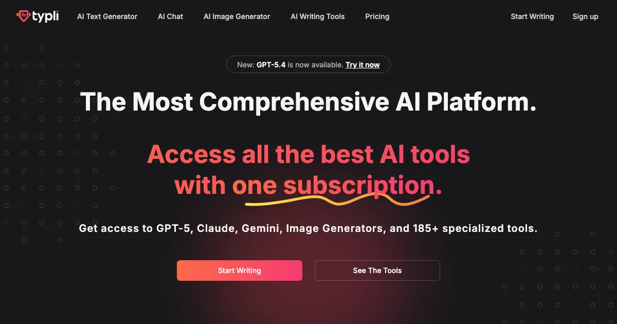 Typli.ai — capa