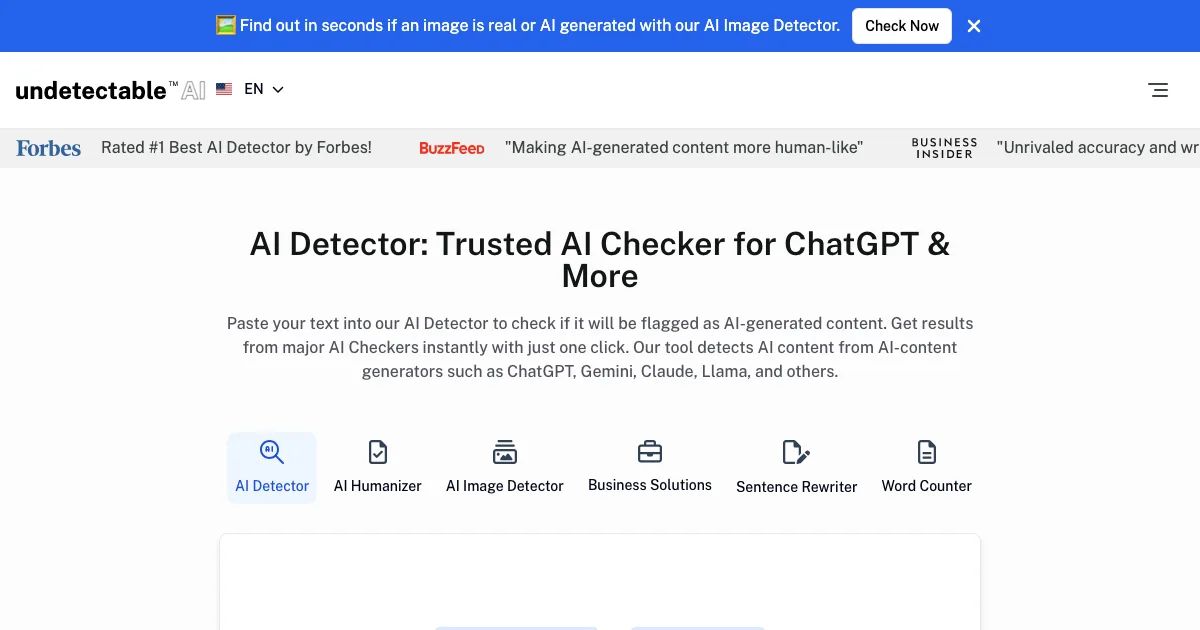Undetectable AI — capa