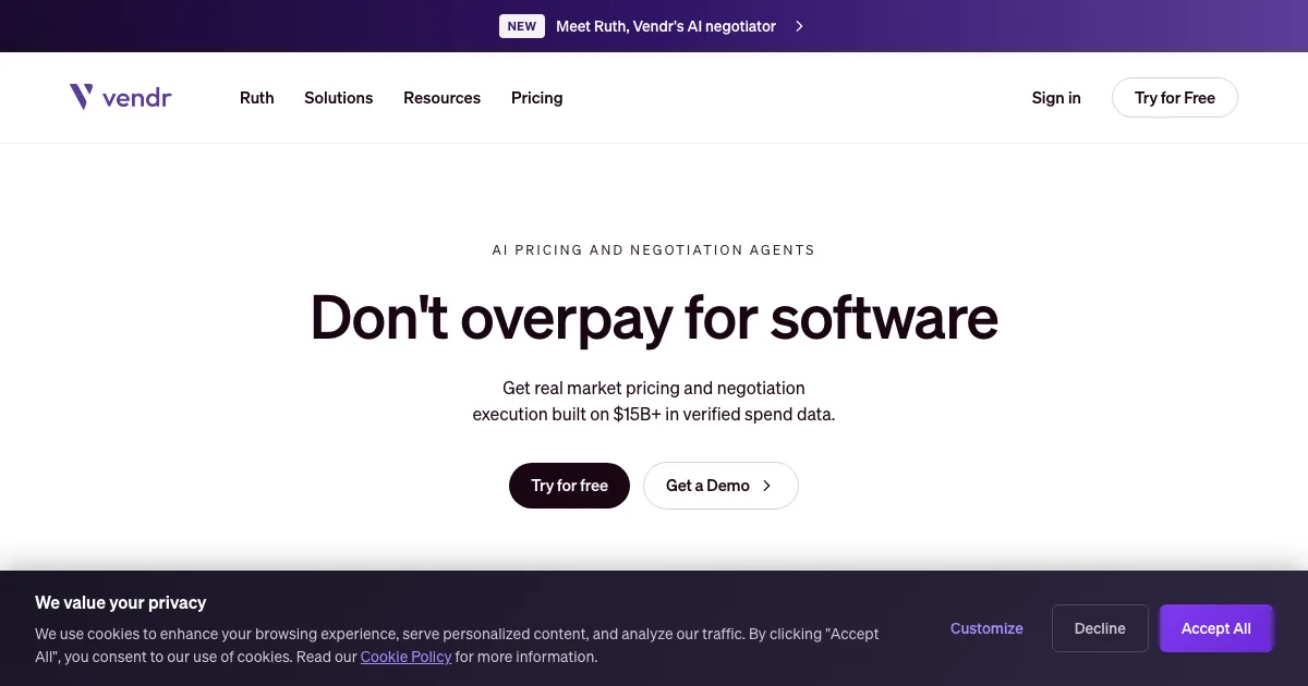 Vendr — capa