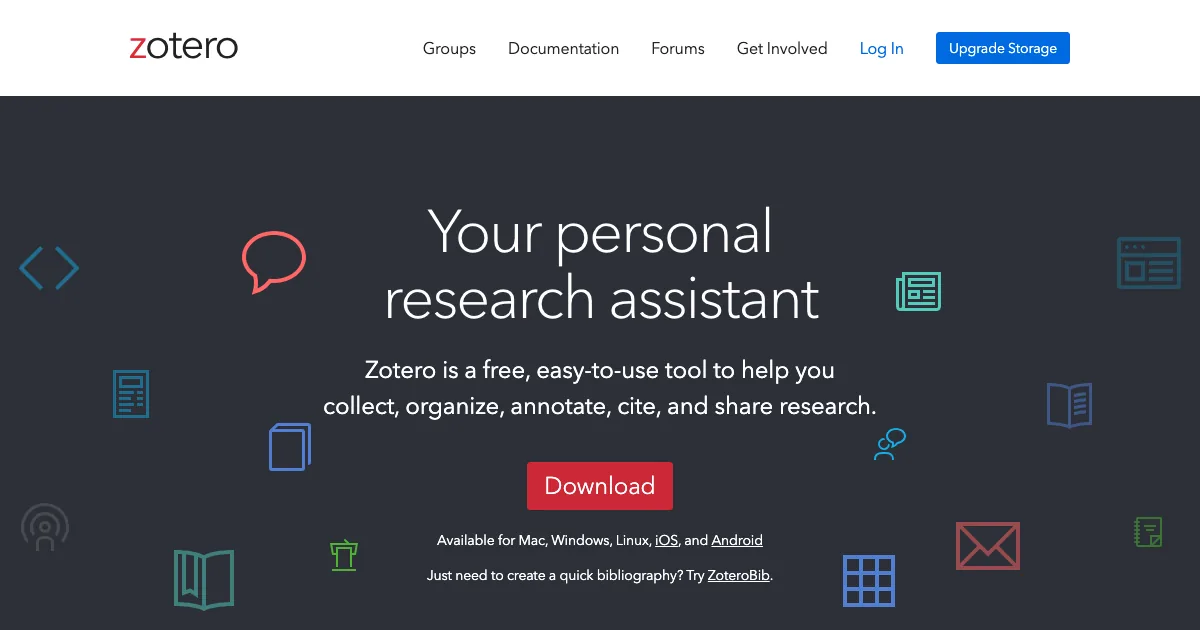 Zotero — capa